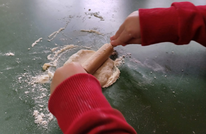Mani in pasta!